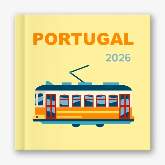 Шаблон фотокниги путешествие в Португалию