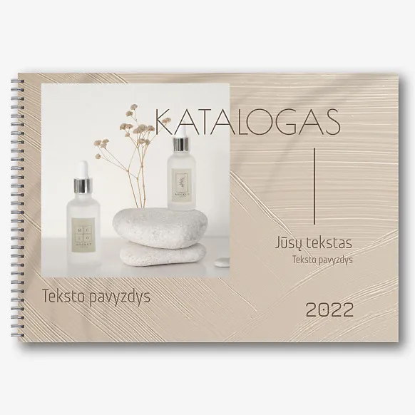 Kosmetikos katalogo šablonas