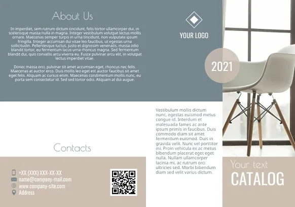 Interior catalog template