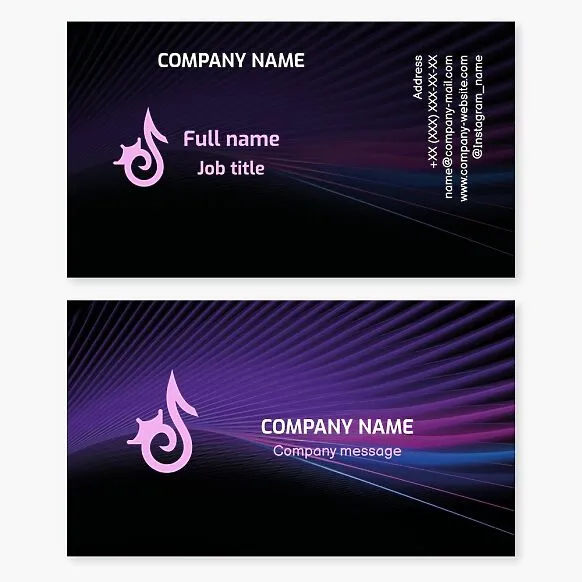 Business card template Music, crown, dj, music band, musician, music teacher