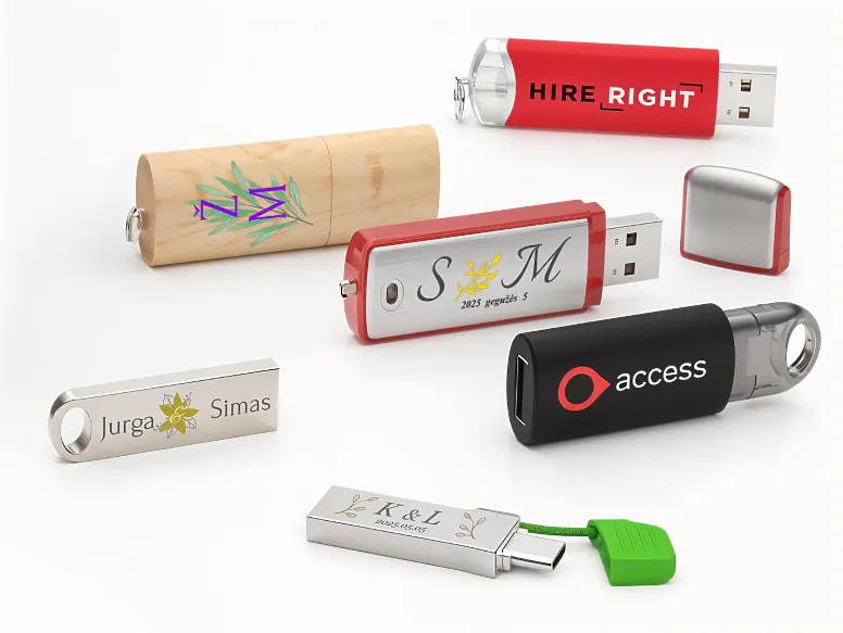 Engraving and Custom Printing on USBs
