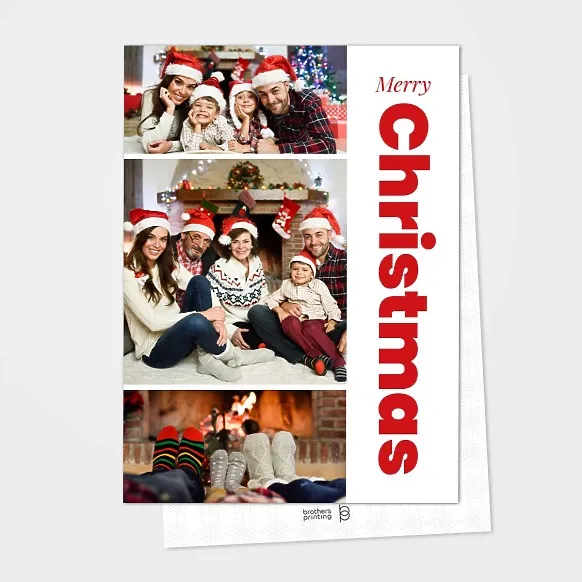 White Fancy Christmas Card