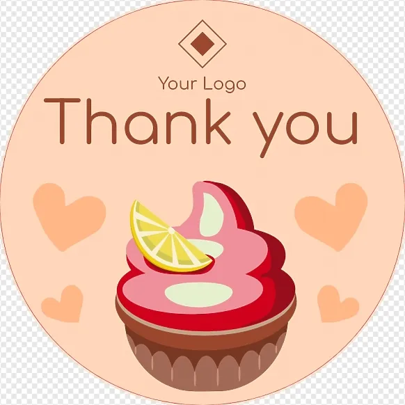 Confectionery Sticker Template