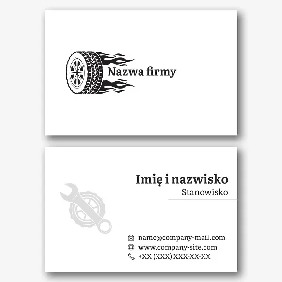 Szablon wizytówki