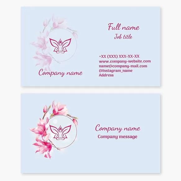 Yoga, Meditation Business Card Template