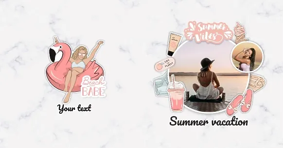Summer Vacation photo Book Template