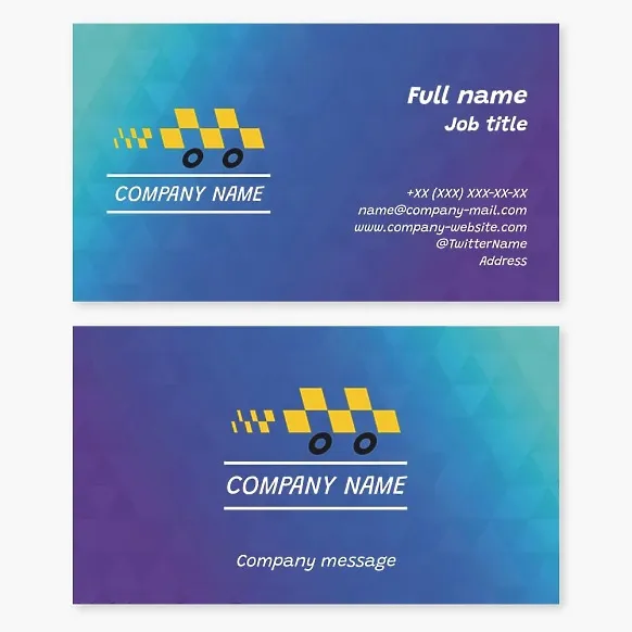 Taxi Business Card Template
