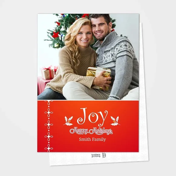 Red Christmas Card/ New year