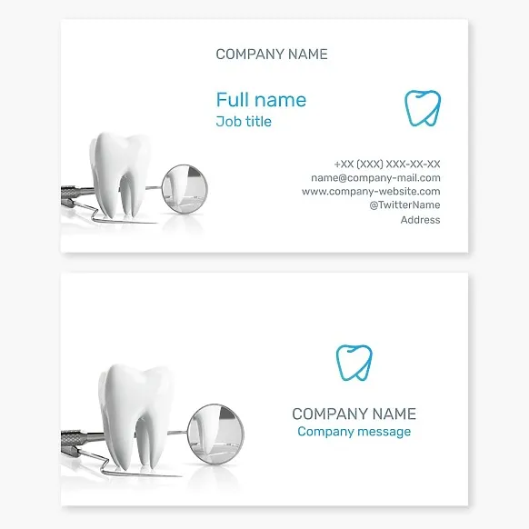 Dentist Business Card Template