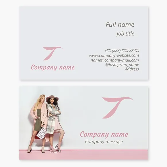 Business card template Business card template Clothes, Bird, Letter T