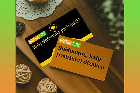 Kaip pasirinkti vizitinės kortelės stilių ir dizainą pagal savo pramonės šaką