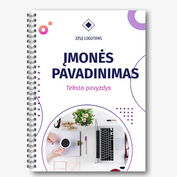 Office Manager Notepad Šablonas