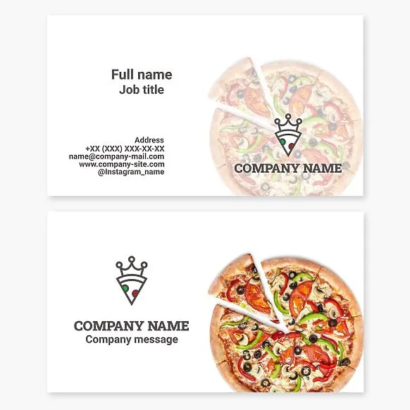 Pizzeria | Business card template