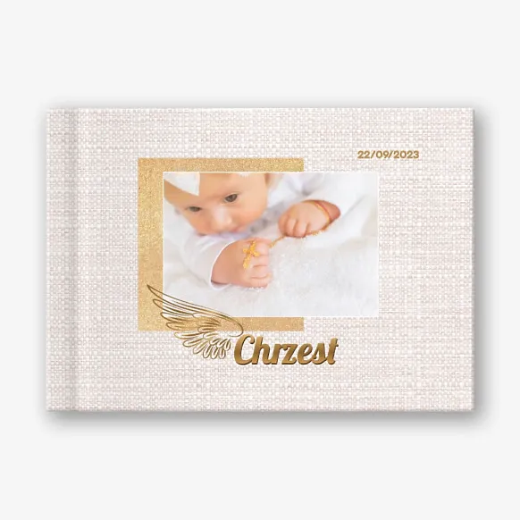 Szablon fotoksiążki na chrzest dziecka
