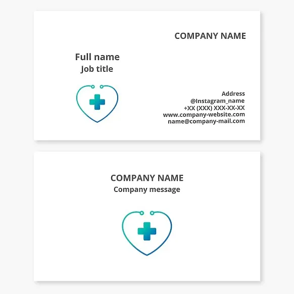 Medical Healthcare Clinic | Doctor Business Card Template