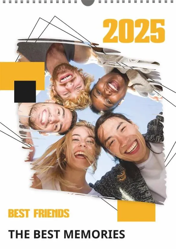 Friends Calendar Template