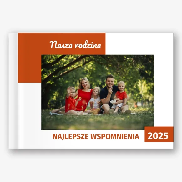Szablon rodzinnej fotoksiążki 