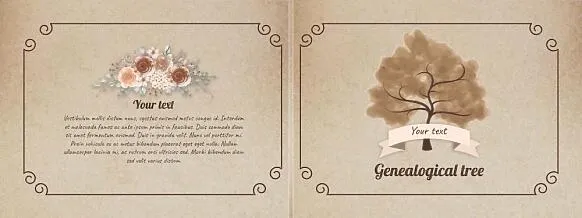 Photobook Pedigree Template