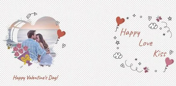 Valentine's Day mug Template