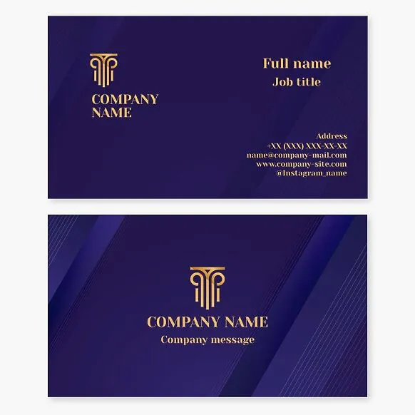 Pillar Logo Law Firm Business Card Template. Capital of a Roman column. Lawyer, advocate. Letter T.