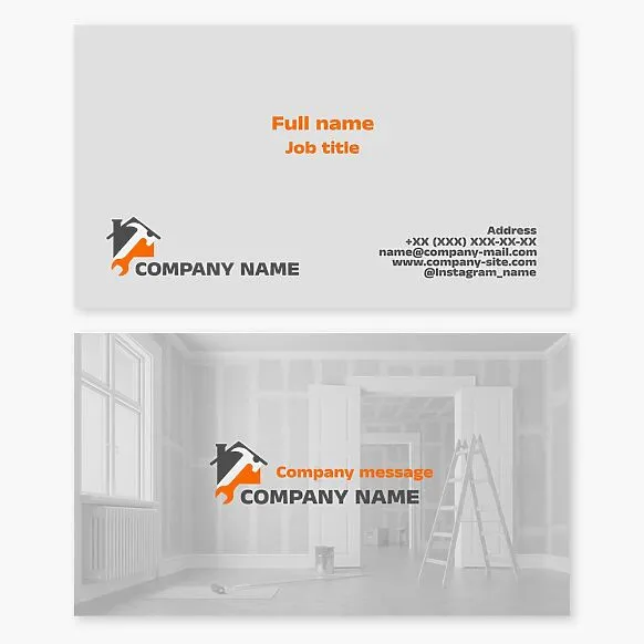Handyman Business Card Template