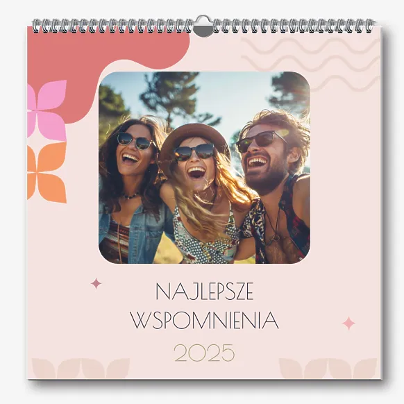 Szablon kalendarza "najlepsze wspomnienia"