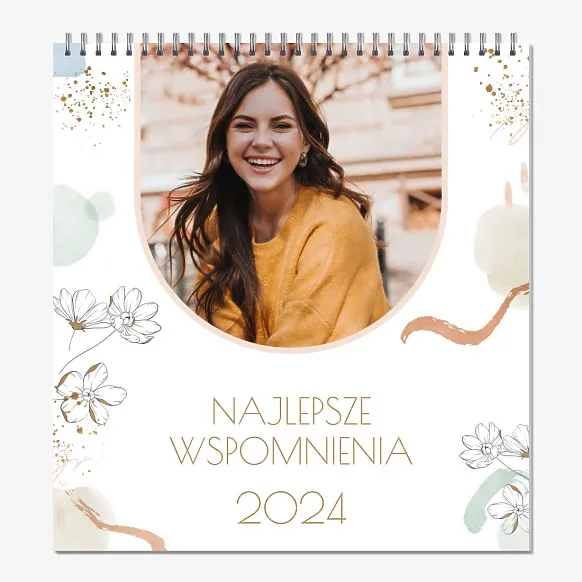 Szablon kalendarza najlepsze wspomnienia