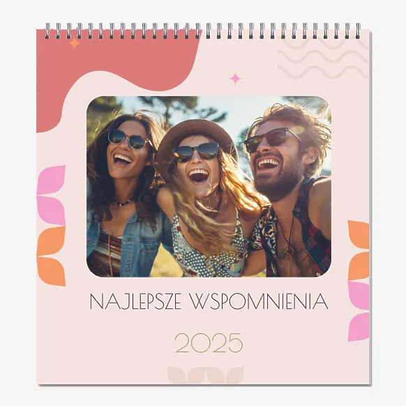 Szablon kalendarza "najlepsze wspomnienia"