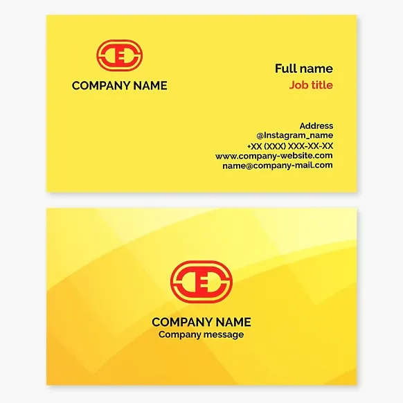 Electric Plug & Outlet Logo | Electrician Business Card Template | Letter S.