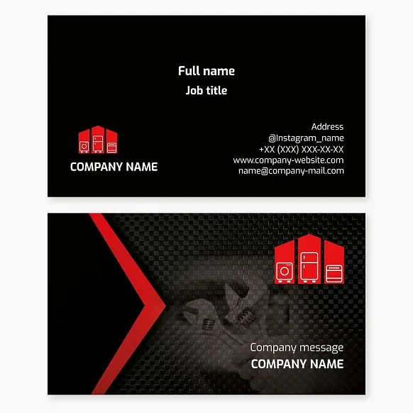 Appliance Repair Business Card Template