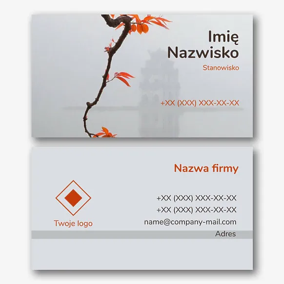 Szablon wizytówki nieruchomości