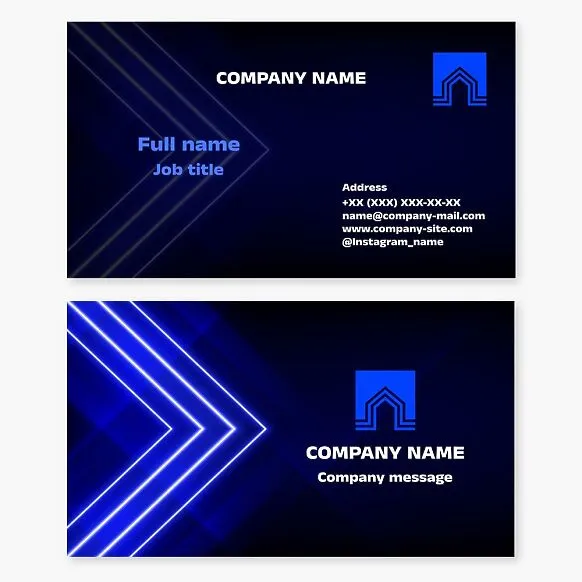 Business card template. Real estate. House, arch.
