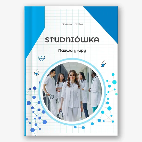 Szablon fotoksiążki ukończenia szkoły medycznej