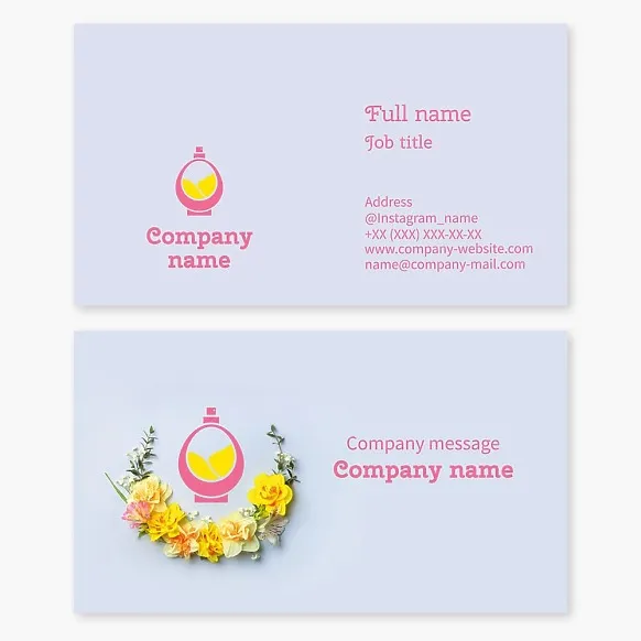 Perfuma business card template