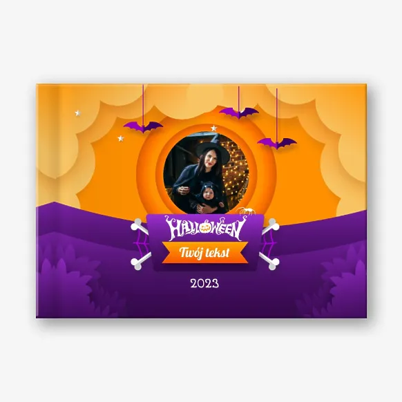 Szablon fotoksiążki na Halloween