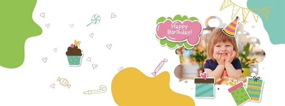 Birthday Photo Book Template
