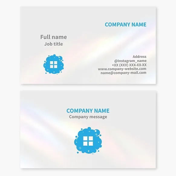 Window Cleaning Business Card