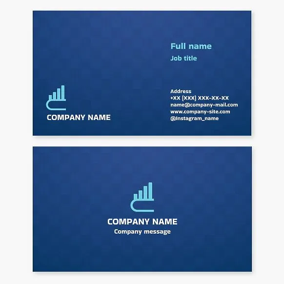 Accounting Services | Productivity Improvement Chart | Marketing Firm | Business Card Template