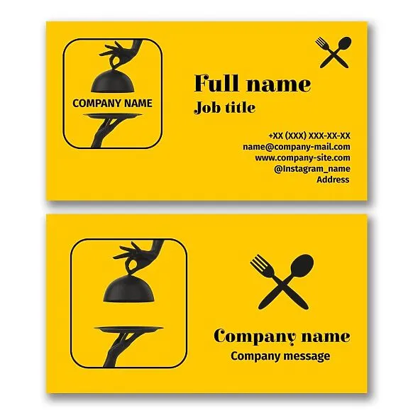 Restaurant Business Card