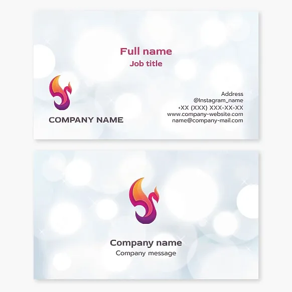 Phoenix Bird Business Card Template