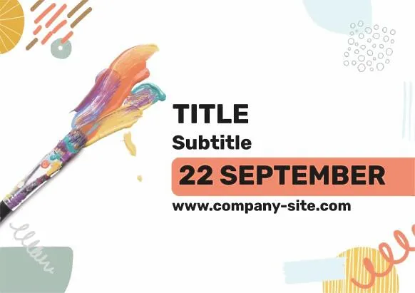 Art Exhibition Leaflet Template