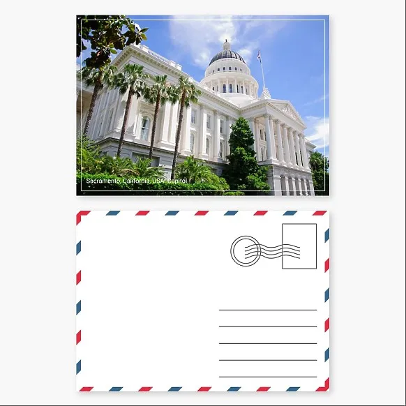 Tourist (scenic) postcard. Sacramento