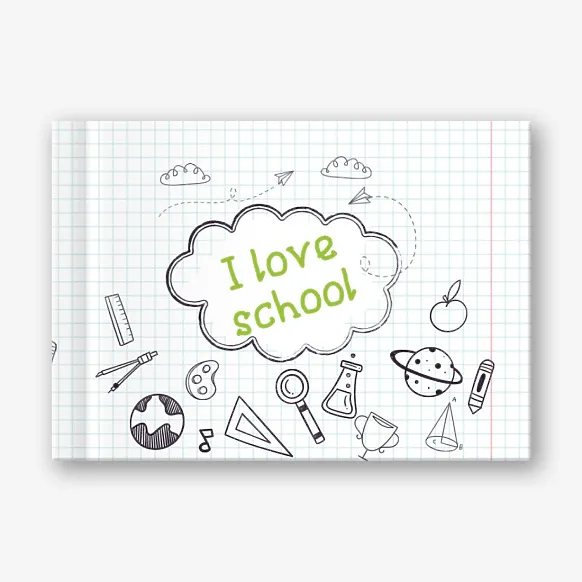 School Photo Book Template