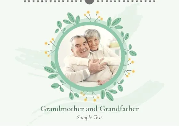 Grandparents Calendar Template