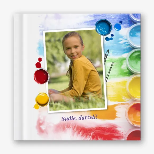 Išleistuvių fotoknygos šablonas darželiui
