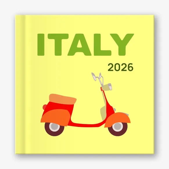 Шаблон фотокниги подорож до Італії