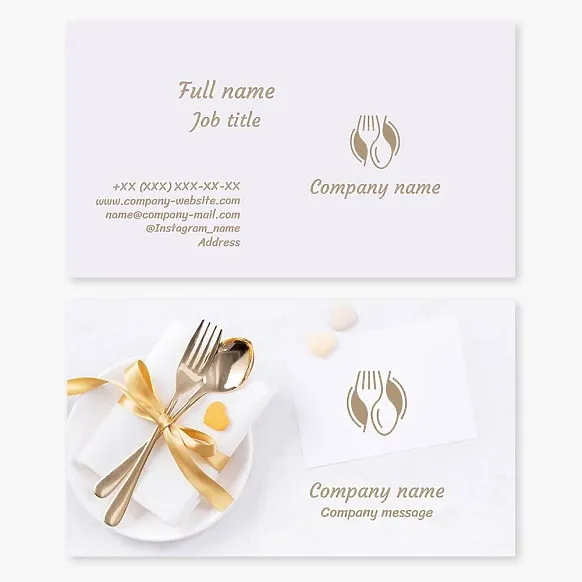 Restaurant Business Card Template