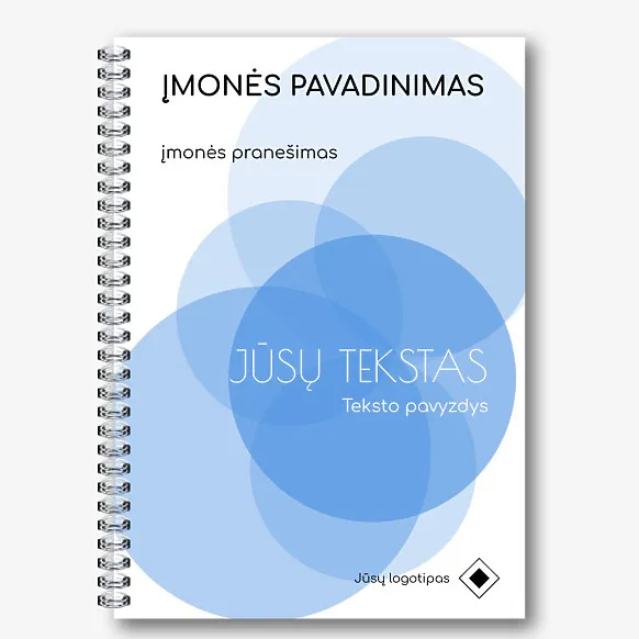 Anotacija Notepad Šablonas