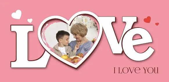 Valentine's Day mug Template