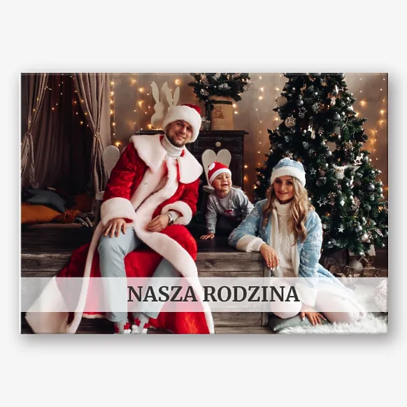 Szablon noworocznej fotoksiążki